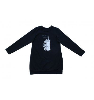 Tunika tamno plava sa pasicom - Jednorog