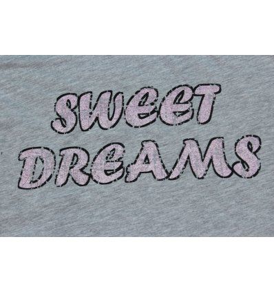 Pidžama svjetlo siva melanž - Sweet dreams