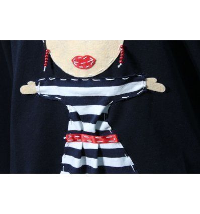 Tunika A kroja sa lutkicom - mornarska