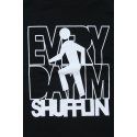 Majica uska crna - Every day I'm shufflin