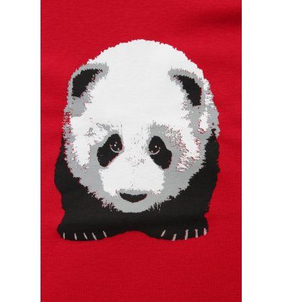 Majica uska crvena - Panda