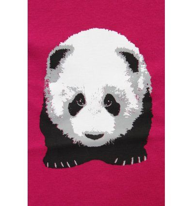 Majica uska fuksija - Panda