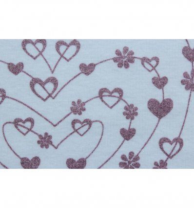 Majica uska bijela - Srce