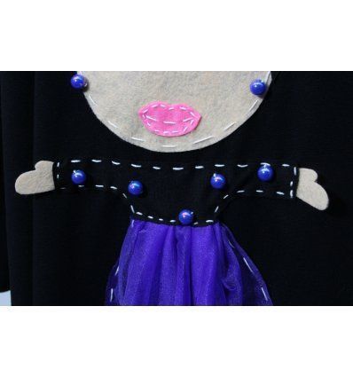 Tunika zvonasta sa lutkicom - Plavo ljubičasta