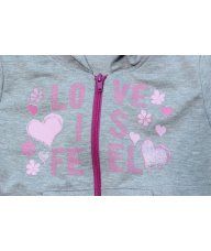 Baby komplet sivi - Love 2