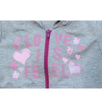 Baby komplet sivi - Love