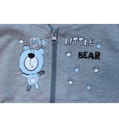 Baby komplet sivi - Bear