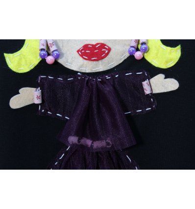 Tunika pasica sa lutkicom - Ljubičasta plavuša