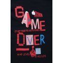 Majica tamno plava - Game over (crveno)