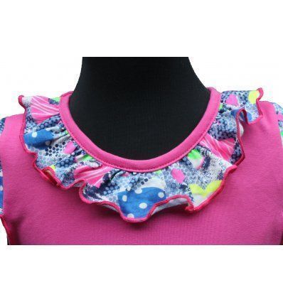 Haljina sa volanom - srčeka