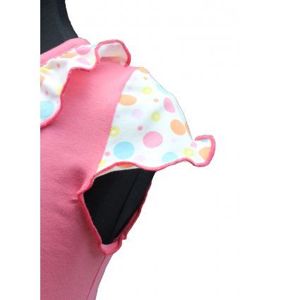 Haljina sa volanom - točkasta