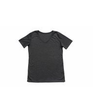 Majica kratkih rukava tamno siva - V izrez