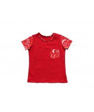 Majica sa džepićem - crvena