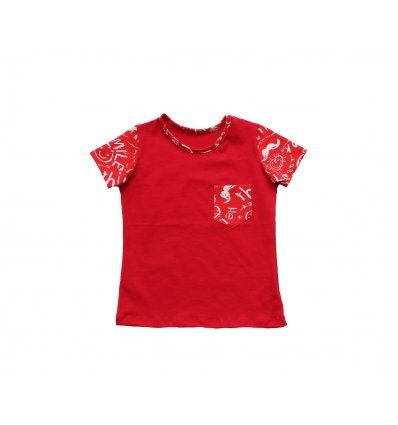 Djevojčice - Majice kratkih rukava - Majica sa džepićem - crvena