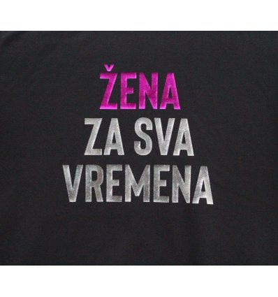 Tunika crna sa pasicom - žena za sva vremena