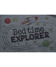 Pidžama tamno siva - Bedtime Explorer 2