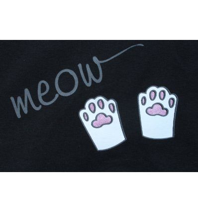 Tunika sa pasicom crna - Meow