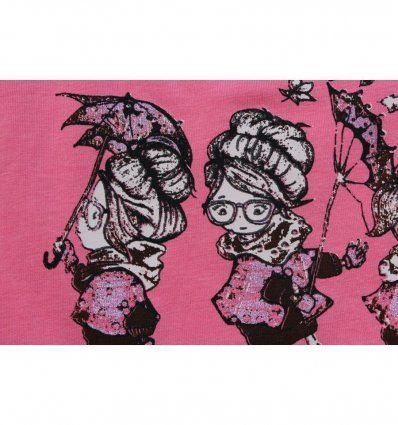 Tunika sa pasicom boje marelice - Cure sa kišobranima