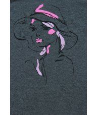 Tunika sa pasicom tamno siva melanž - Cura 2