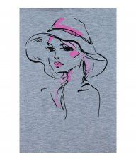 Tunika sa pasicom siva melanž - cura 2