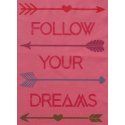 Majica dugih rukava boje marelice - Follow your dreams