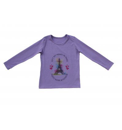 Djevojčice - Majice dugih rukava - Majica dugih rukava - blijedo lila - Paris