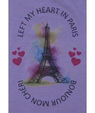 Majica dugih rukava - blijedo lila - Paris 2