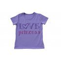 Majica lila - kratkih rukava - Love princess