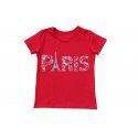 Majica crvena - kratkih rukava - Paris