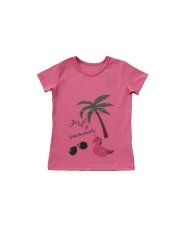 Majica boje marelice - kratkih rukava - Girl's summer