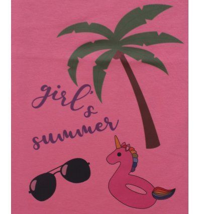 Majica boje marelice - kratkih rukava - Girl's summer