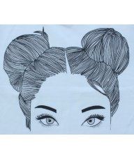 Majica bijela - kratkih rukava - Cura s kečkama 2