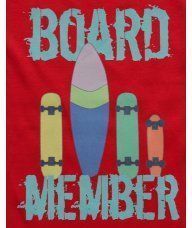 Majica crvena - kratkih rukava - Board member 2