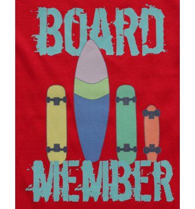 Majica crvena - kratkih rukava - Board member