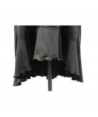 Haljina sa volanima siva melanž 2