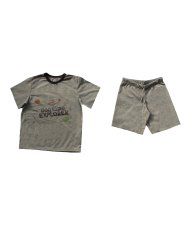 Pidžama tamno siva kratka - Bedtime Explorer