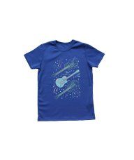 Majica kraljevsko plava - kratkih rukava - Gitare