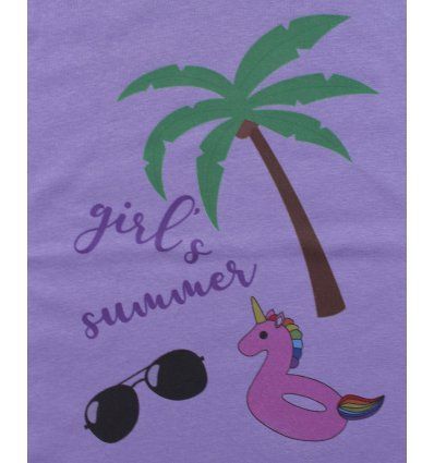 Majica ljubičasta - Girl's summer