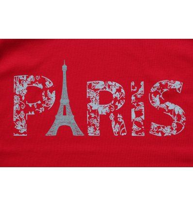 Majica crvena - Paris