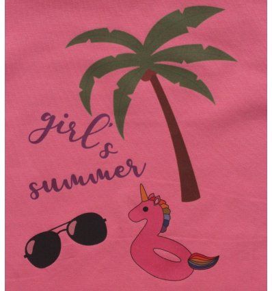 Tunika A kroja boje marelice - Girl's summer