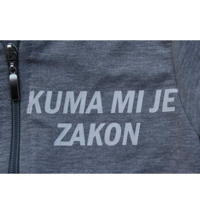 Baby komplet svijetlo sivi Kuma mi je zakon