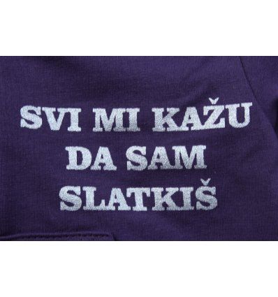 Baby komplet tamno ljubičasti - Slatkiš