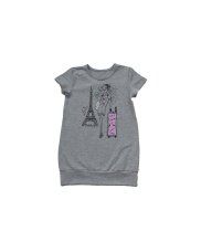 Tunika sa pasicom svijetlo siva - Paris