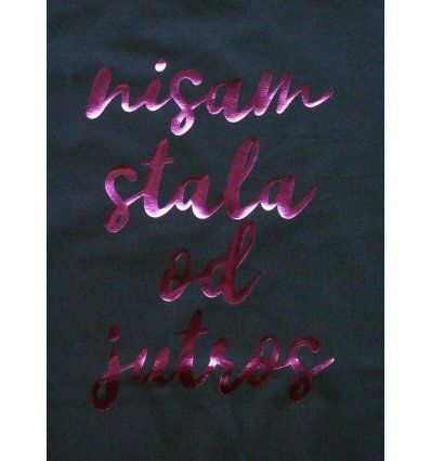 Tunika crna sa pasicom - Nisam stala od jutros