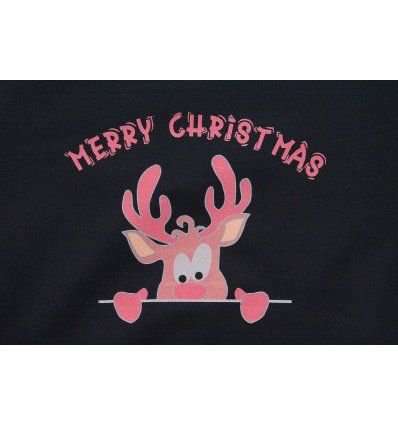 Majica široka crna - Merry Christmas