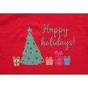 Tunika crvena sa pasicom - Happy holidays