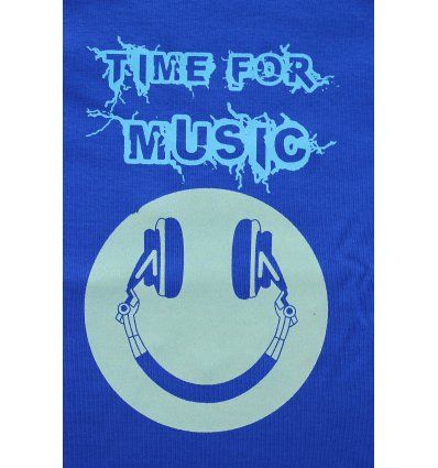 Majica kraljevsko plava - Time for music