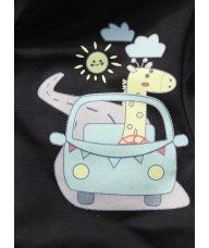 Baby komplet tamno plavi - Žirafa 2