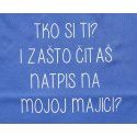 Majica kraljevsko plava - Tko si ti?