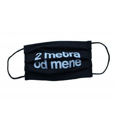 Pamučna maska za lice - 2 metra od mene - sve boje